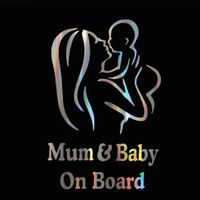 🚗Mum & Baby On Board – Safety First mit Stil! Multicolor💞