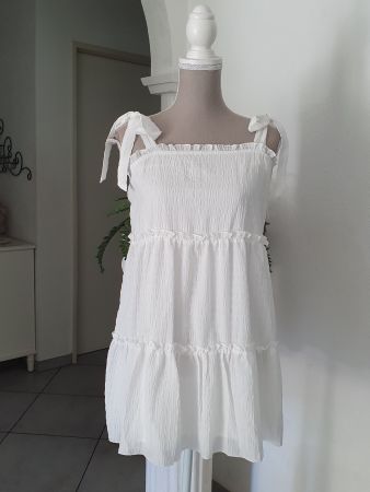 Weisses Sommerkleid Gr S *neuwertig*