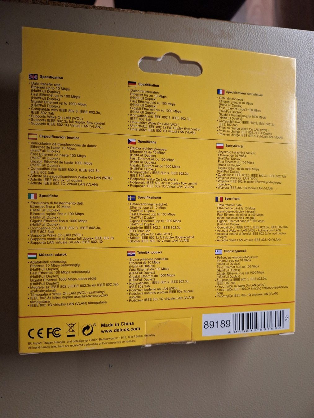 Unità & Adattatore: LAN PCI Express Card – Nuovo e nell'imballaggio originale da Kienberg venduto da coc_gwg7 1
