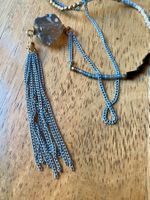 Kette mit Quaste, Boho Chic Kette
