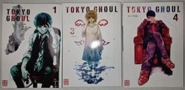 Tokyo Ghoul 1, 3 und 4 - Manga von Sui Ishida