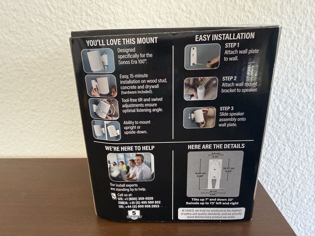 Sonos Supporti a parete: Halterung für Sonosboxen – Nuovo e nell'imballaggio originale da Innerberg venduto da Angi1997 1