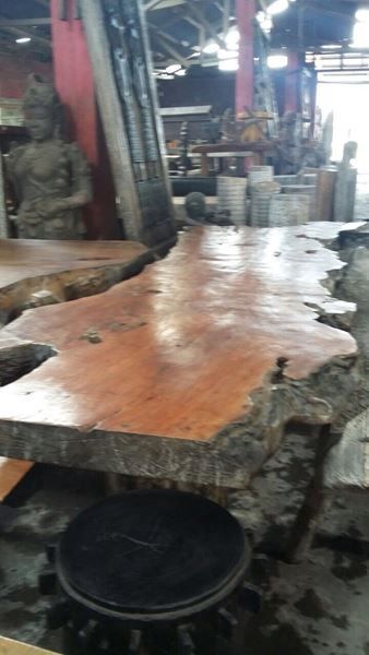 Tische: Tisch Baumscheibentisch Longan Holz Esstisch Gartentisch – Neu und originalverpackt aus Daisendorf von Wohn-Kult 3