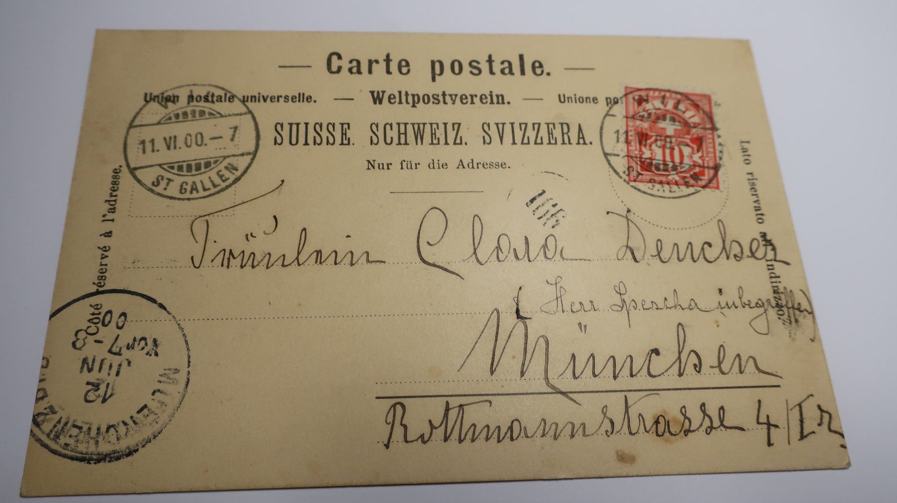 Cartoline postali: Gruss aus Wil. 1900 – Usato da Cormoret venduto da Pascalll2001 2