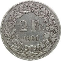 Schweiz 2 Franken 1901