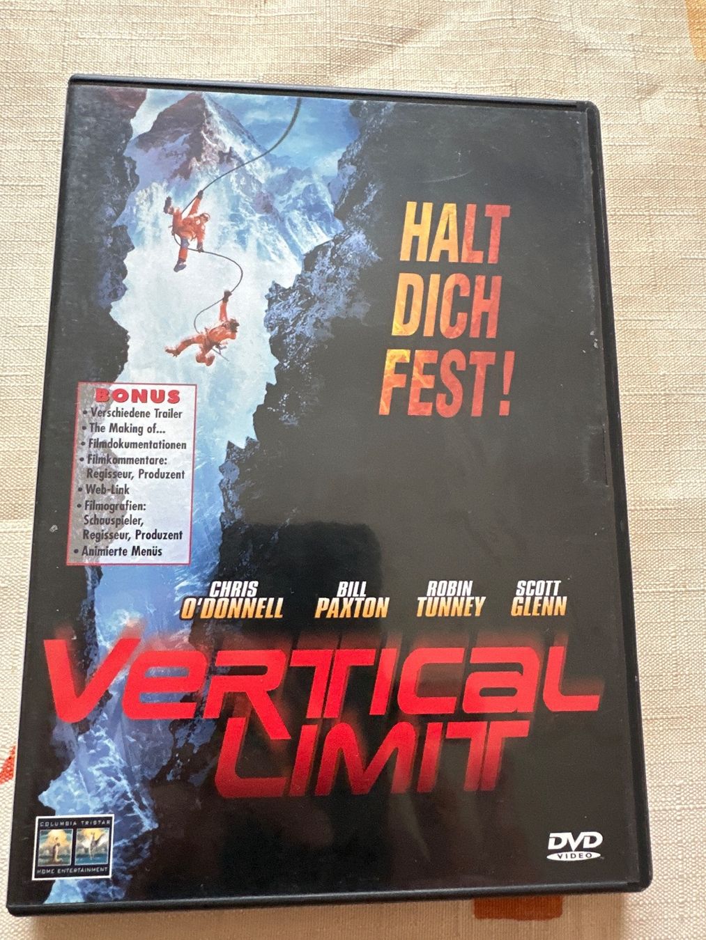 Tutti i DVDs: Vertical Limit – Usato da Schaffhausen venduto da D-MAC