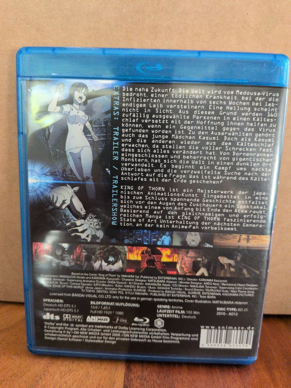 Tutti i DVDs: King of Thorn Blu-ray  – Usato da Thun venduto da Pizzamike 1