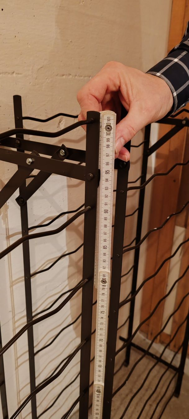 Scaffali: Set de 2 porte-bouteilles en métal – Usato da Delémont venduto da fagemina 1