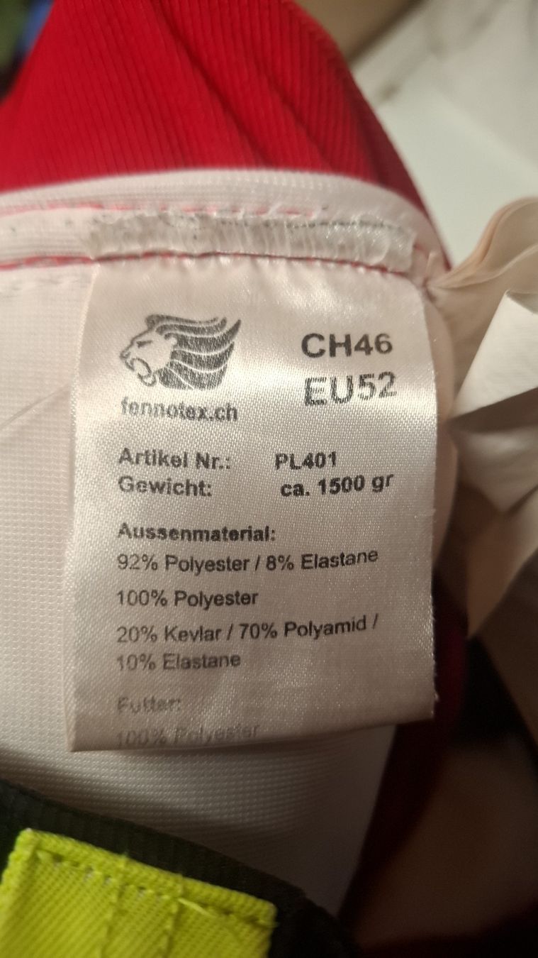 Pantaloni: Forsthose/Schnittschutzhose, Gr. CH 46 – Usato da Altbüron venduto da mar_29mq 5