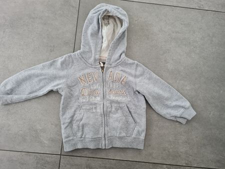 Kapuzenjacke H&M L.O.G.G. grau Grösse 86 