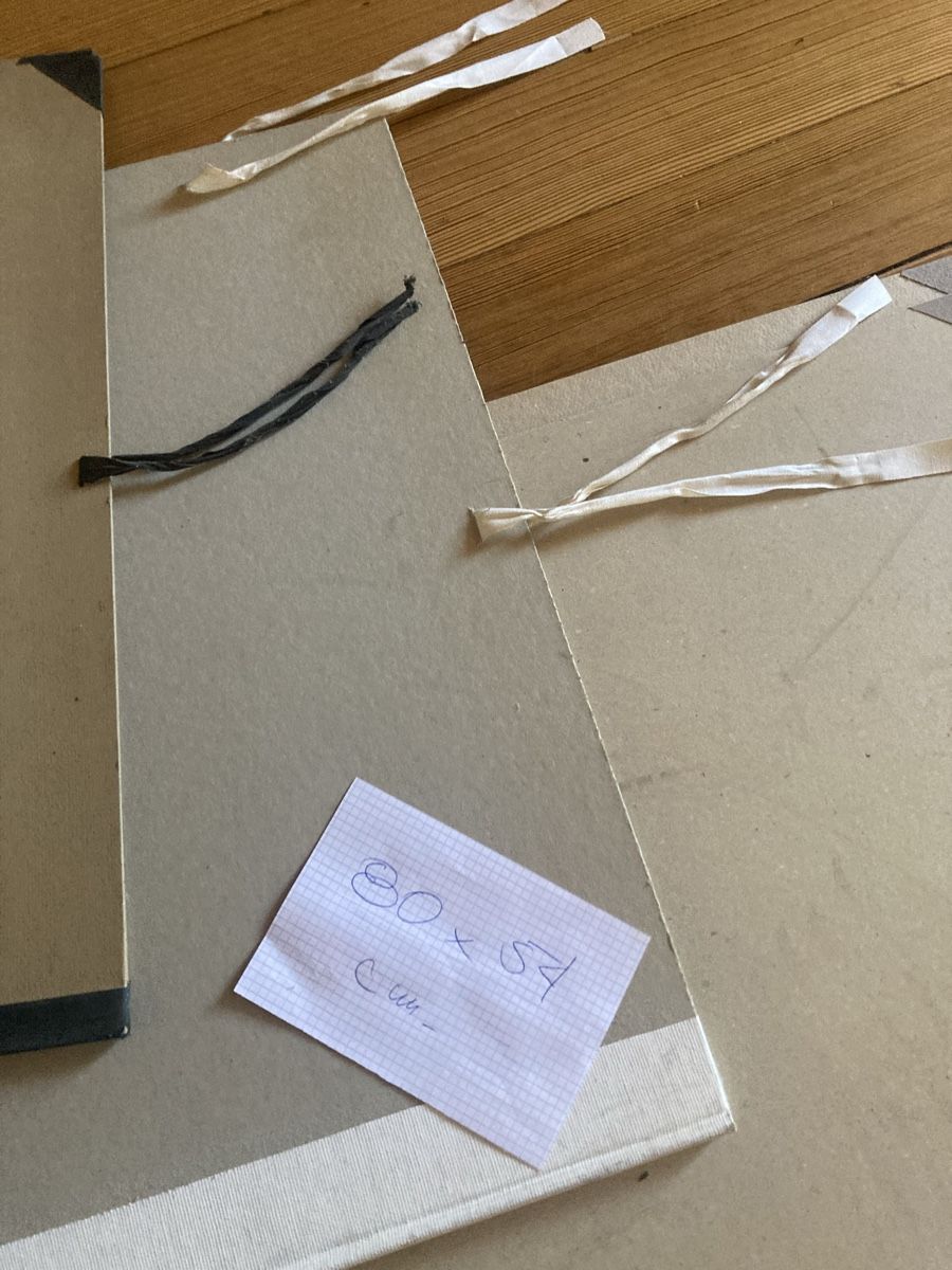 Raccoglitori: ZEICHENMAPPE MAPPE ZEICHNEN KUNST BILD – Usato da Bottmingen venduto da Surubi 3