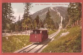 Muottas Muraigl Bahn bei Samedan Pontresina - ca. 1915