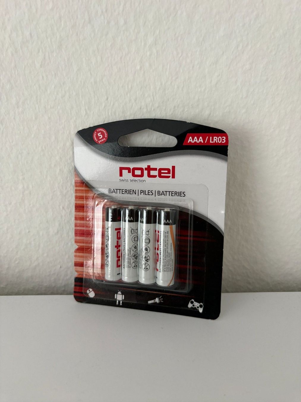 Caricatori & Batterie: Rotel AAA/LR03 Batterien – Nuovo e nell'imballaggio originale da Gossau SG venduto da Sekki0407