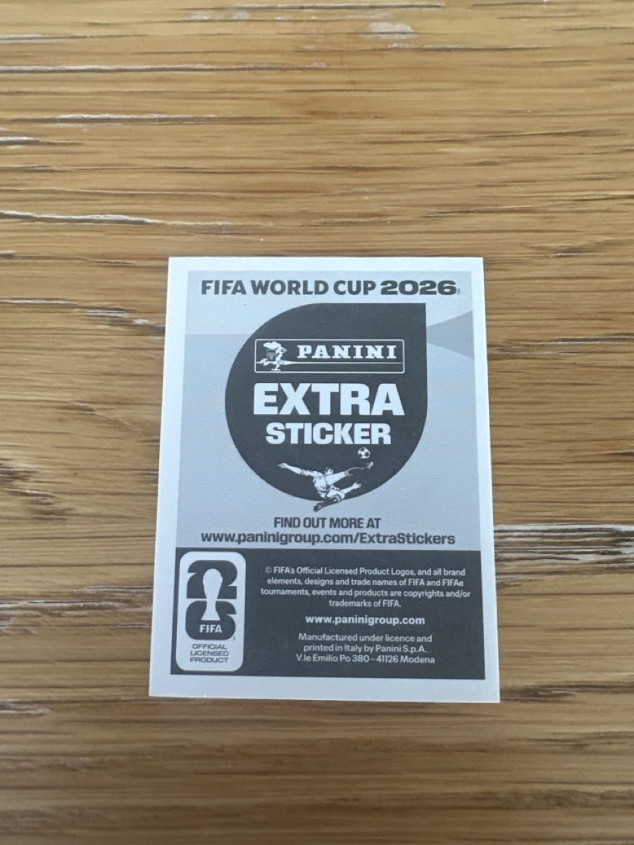 Panini Carte collezionabili: Panini Extra Sticker Moisés Caicedo World Cup 2026 Bronze – Nuovo e nell'imballaggio originale da Grandson venduto da Carpal 1