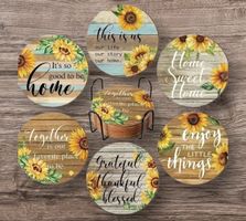 6er Set Untersetzer Sonnenblume/Neu🌻