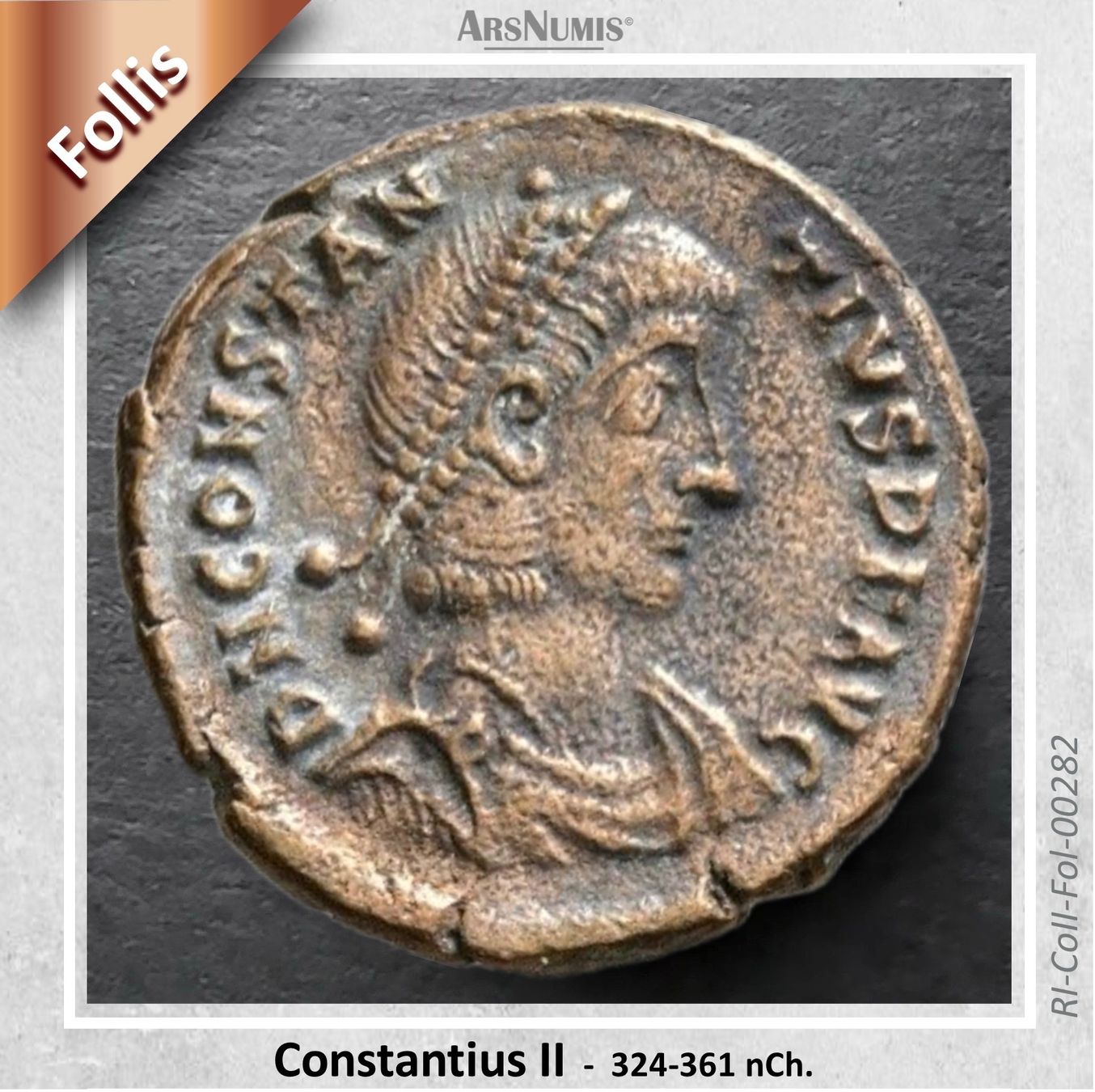 Tutti le monete: Römische Münze - Constantius II – Usato da Oberwil b. Zug venduto da ArsNumis