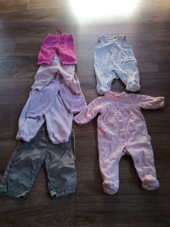 Mädchen Baby Kleider Kleiderpaket 7 teilig 62