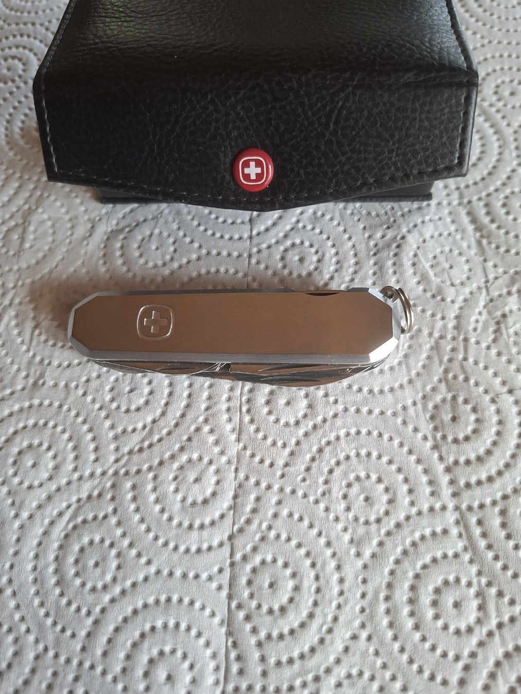 Wenger Coltelli tascabile: Wenger Taschenmesser Silber Neu mit Etui – Nuovo e nell'imballaggio originale da Zürich venduto da rol_ngc7 1