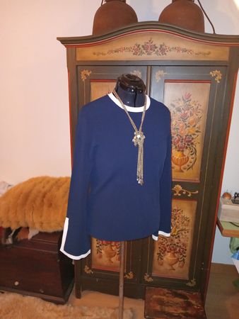 Top Bluse Pullover autumn cashmere L-XL stretch         02