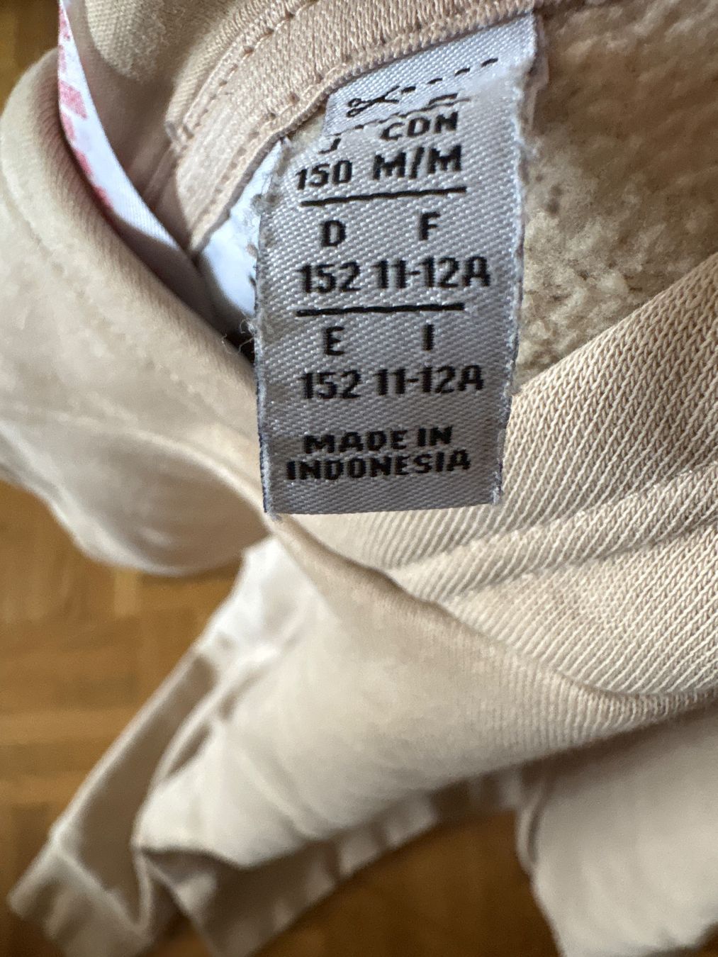Adidas Pullover & Sweatshirts: Adidas Hoodie beige, Taille 152 – Gebraucht aus Genève von captus 2