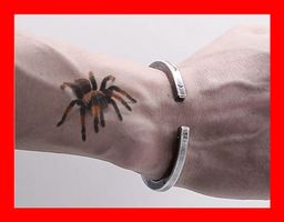 3D temporär Tattoo Vogelspinne Spinne Fake Halloween Spider