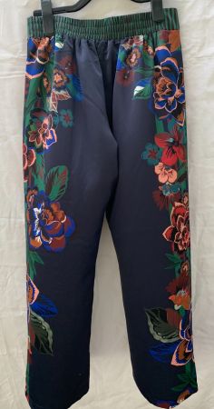 Magnifique pantalon large en satin CAROLINE BLISS t.38