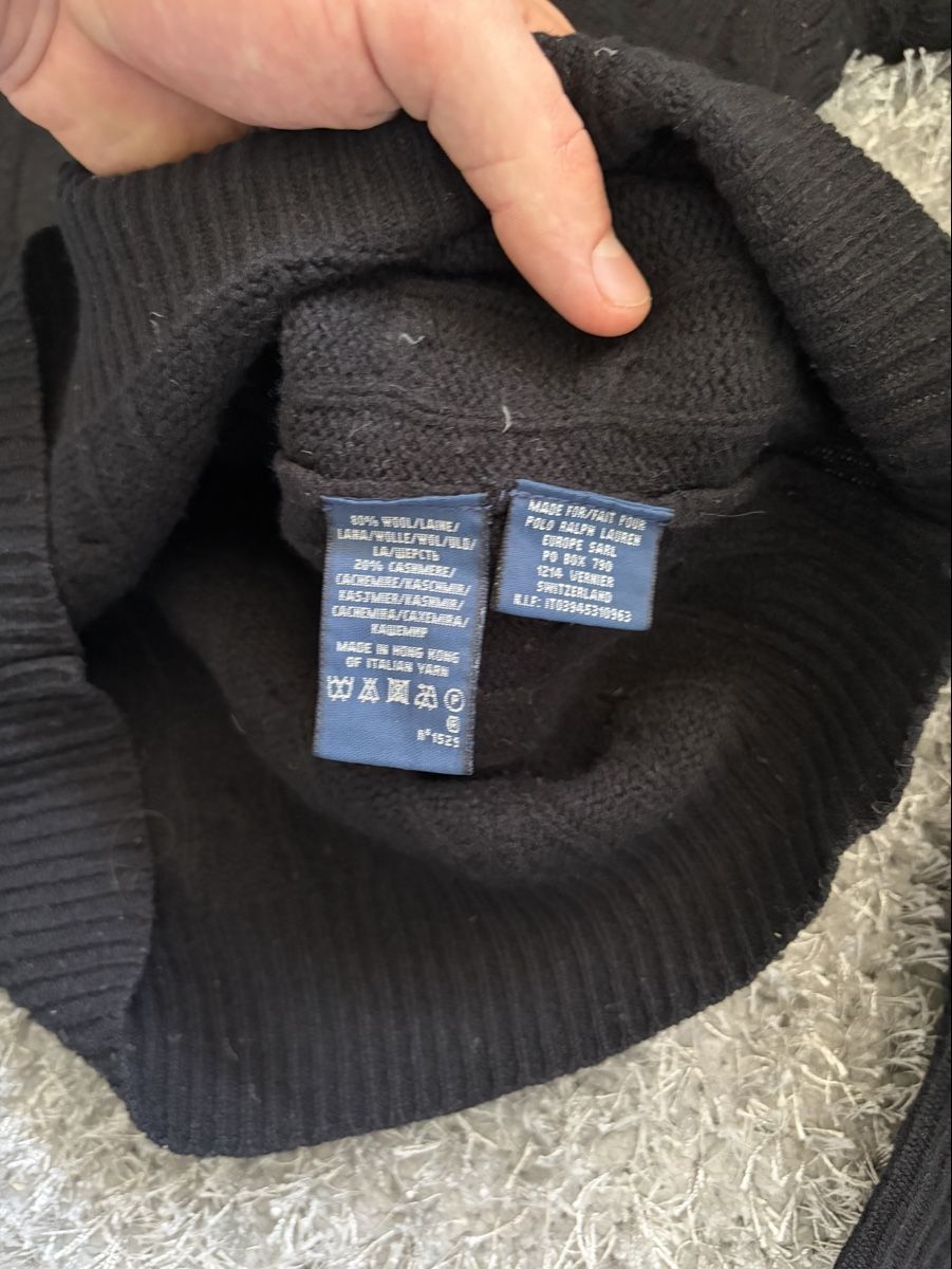 Ralph Lauren Maglioni & Felpe: Ralph Lauren Black Wool/Cashmere Sweater – Usato da Brislach venduto da edu_t6pq 2