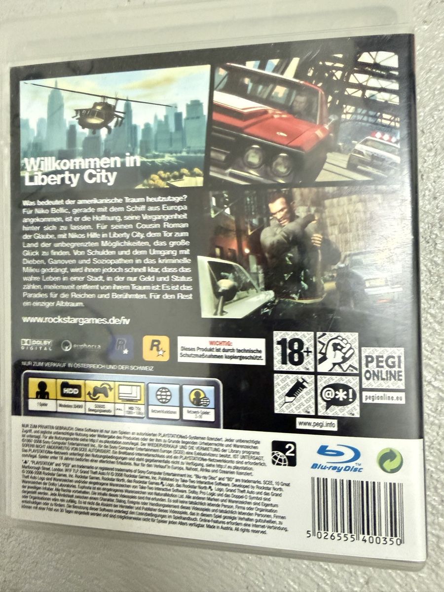 Giochi: Grand Theft Auto IV PS3 Spiel – Usato da Wängi venduto da kra_cd9d 2
