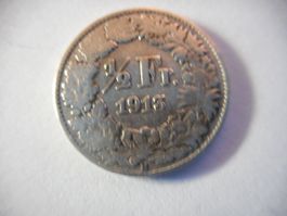 50 Rp. 1913 silber