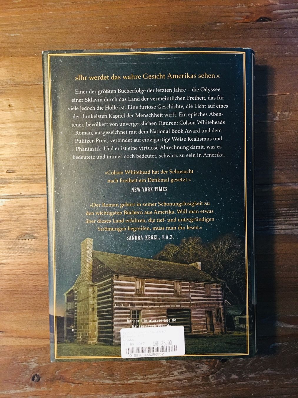 Libri: Underground Railroad von C. Whitehead – Nuovo (secondo la descrizione) da Zürich venduto da ToHo 1