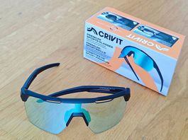 CRIVIT Sportbrille: photochrom / selbsttönend neu