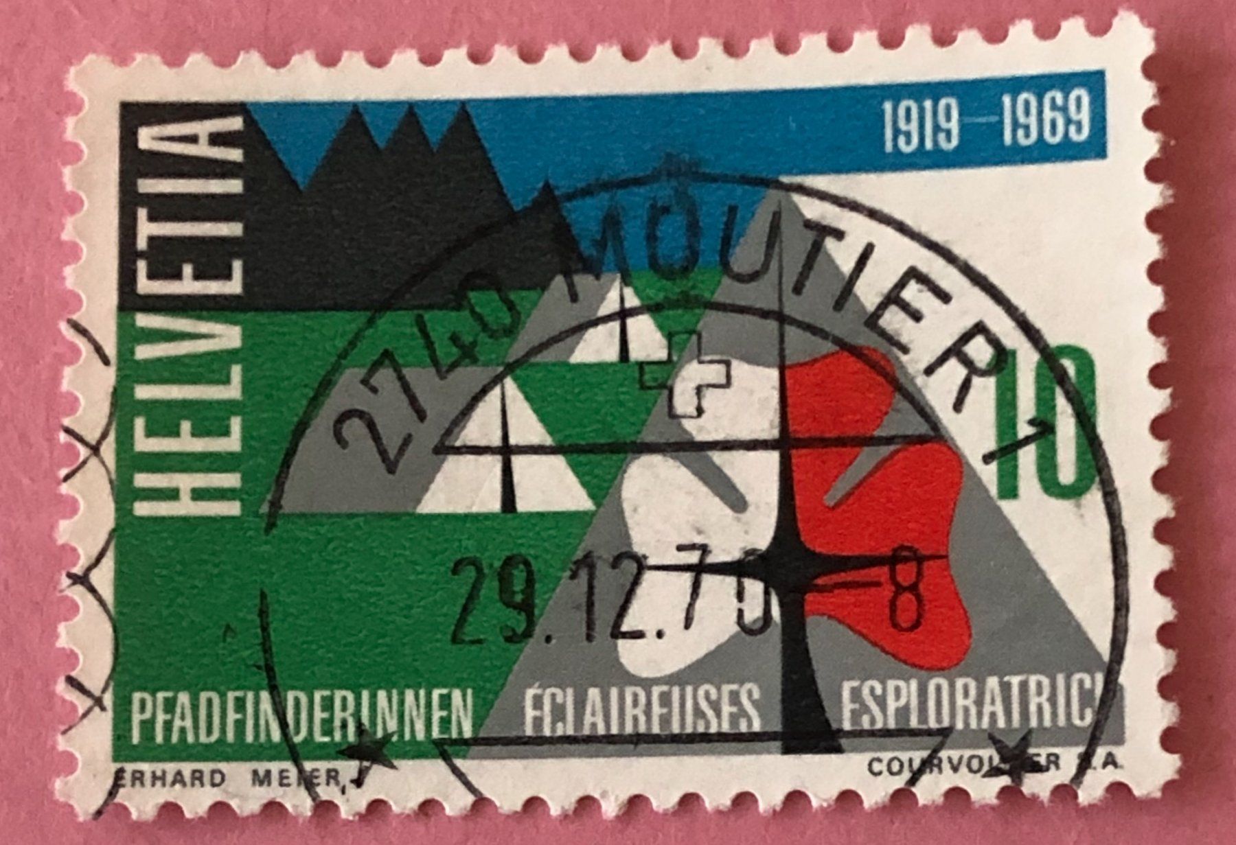 Tutti i francobolli: Nr.461 mit Vollstempel Moutier – Usato da Aarau venduto da Billa007