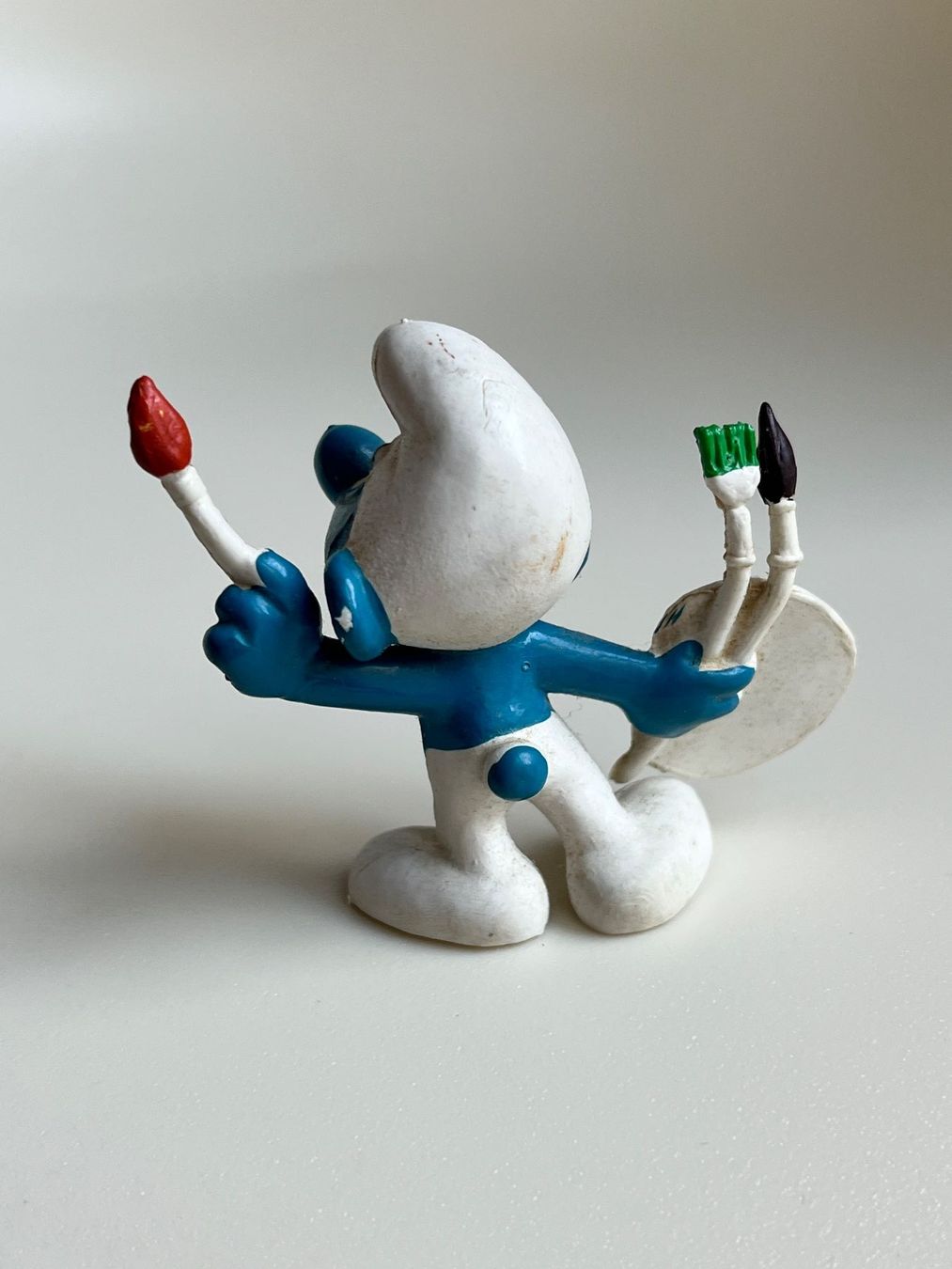 Statuette: Maler Schlumpf  von Bully – Usato da Winterthur venduto da Wusa01 1