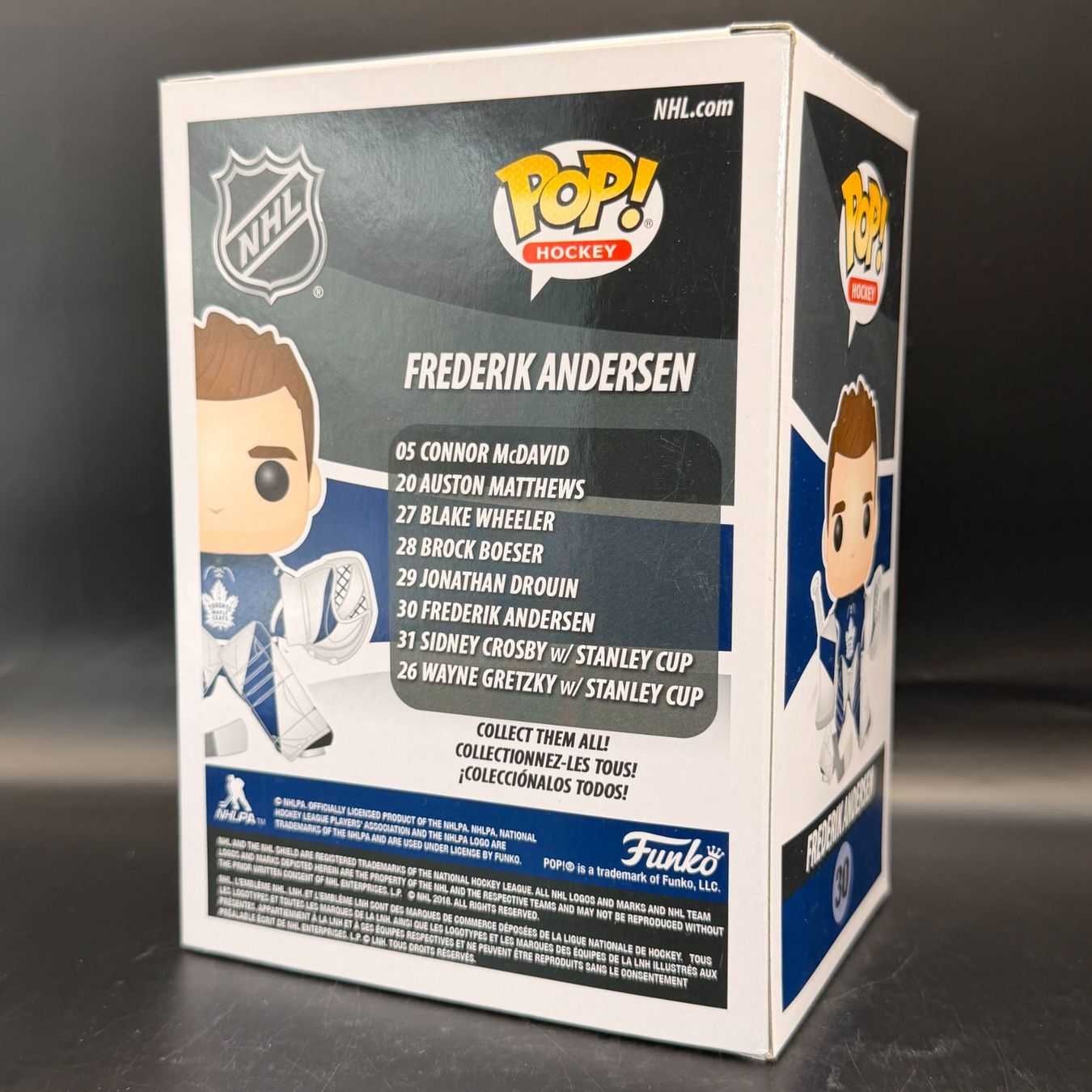 Funko Statuette: Funko Pop! NHL Frederik Andersen 30 – Usato da Düdingen venduto da Nerdworld 1