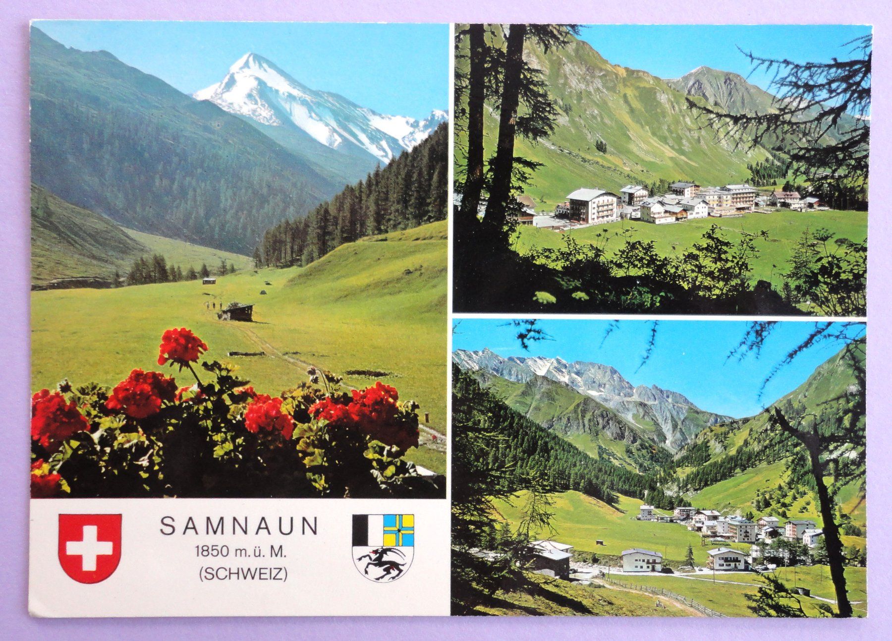 Cartoline postali: Samnaun 1850 m ü.M. – Usato da Fétigny venduto da Billy2miny