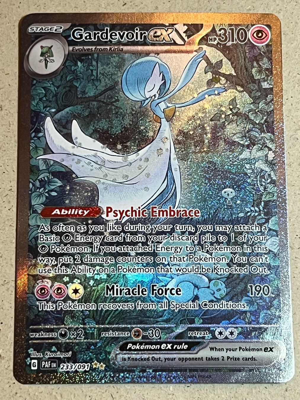 gardevoir-ex-233-091-paldean-fates-gebraucht-in-langenthal-f-r-chf