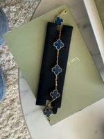 Van Cleef & Arpels Alhambra 5 Motifs Blue Agate