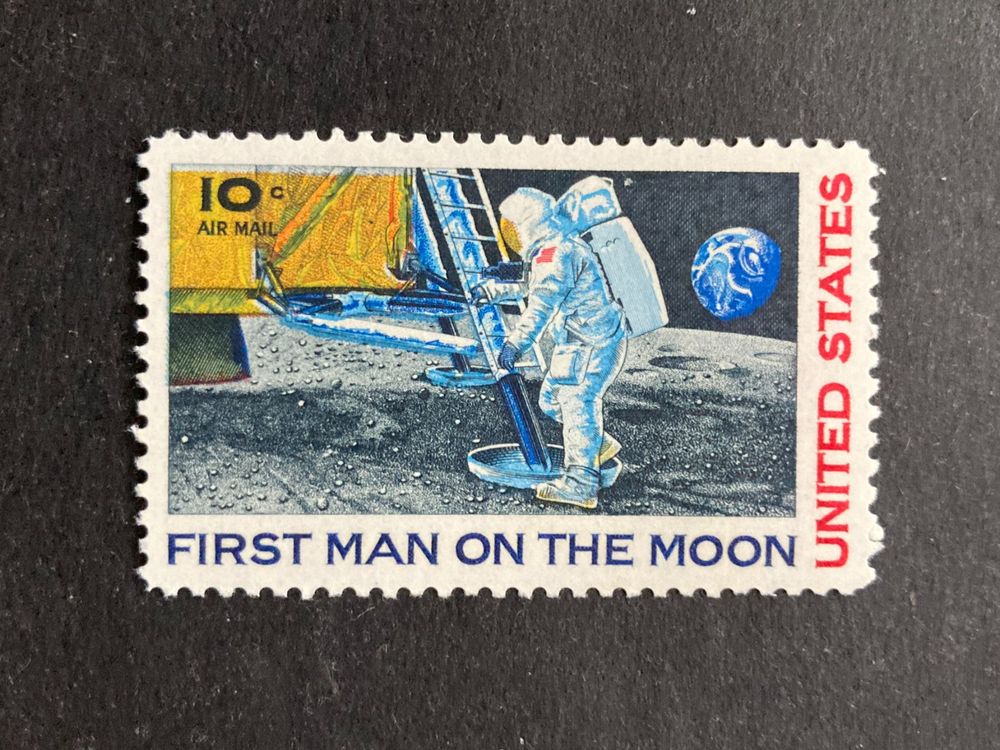 USA 1969 Mondlandung 10c Air Mail postfrisch 1