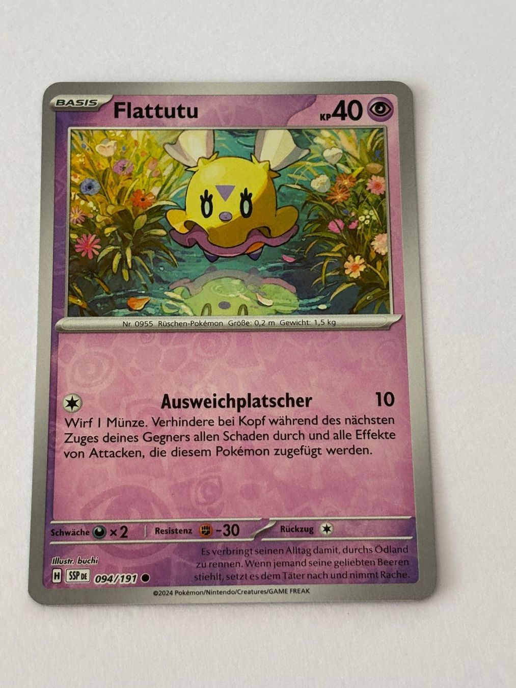 Pokémon Carte collezionabili: Pokemon-Karte Flattutu 094/191 – Usato da Herisau venduto da Seyashop1