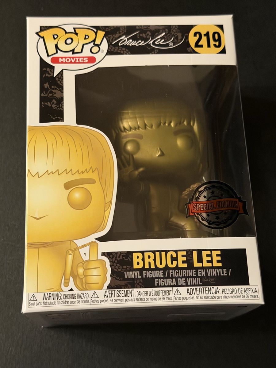 Funko Figuren: Figurine Funko Pop Bruce Lee doree edition spéciale – Neu und originalverpackt aus SION von MARCO-P-SION 1