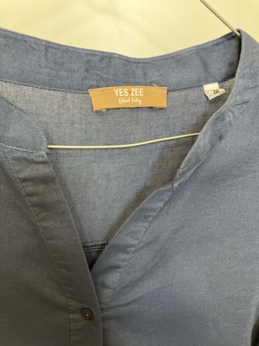 Camicette: Camicia Yes Zee blu tg M cotone  – Nuovo (secondo la descrizione) da Lugano venduto da jfo_7lsm 1