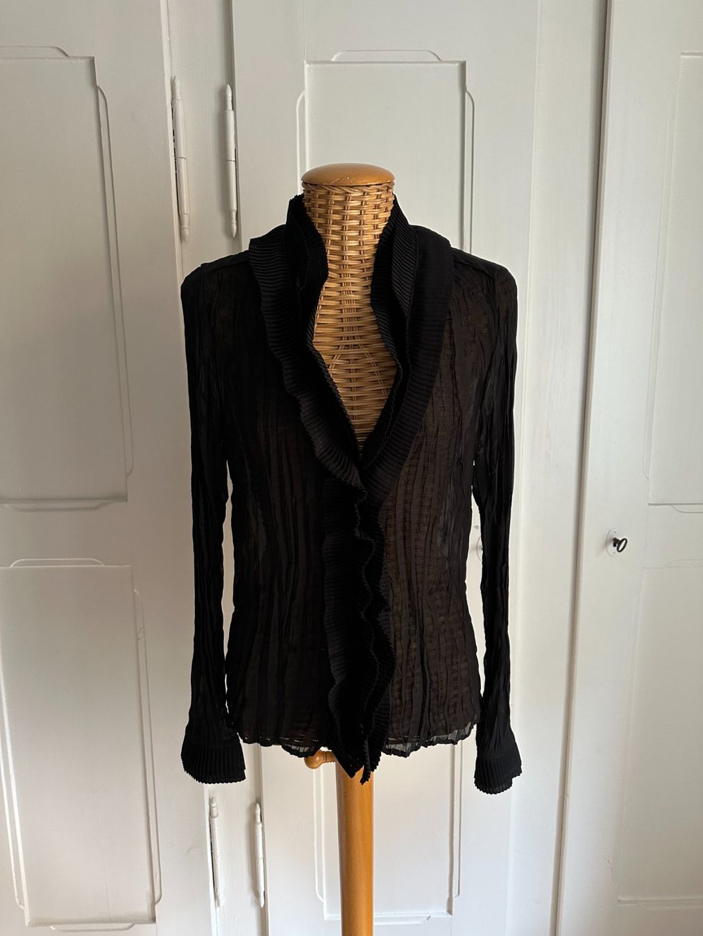 Camicette: APANAGE - Chiffon Bluse schwarz 40 – Usato da Zürich venduto da Diazaio