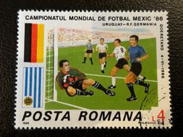 Sondermarke Fussball WM 1986 Mexiko / Uruguay : Deutschland