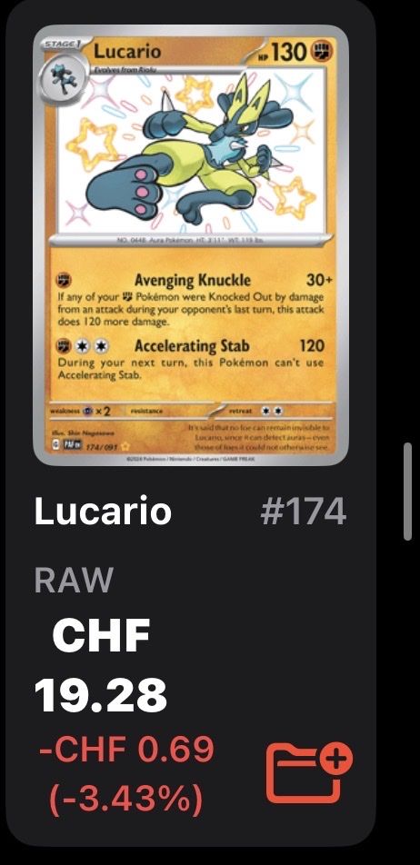 Pokémon Carte collezionabili: Lucario Shiny – Nuovo (secondo la descrizione) da Winterthur venduto da footballjersey 2