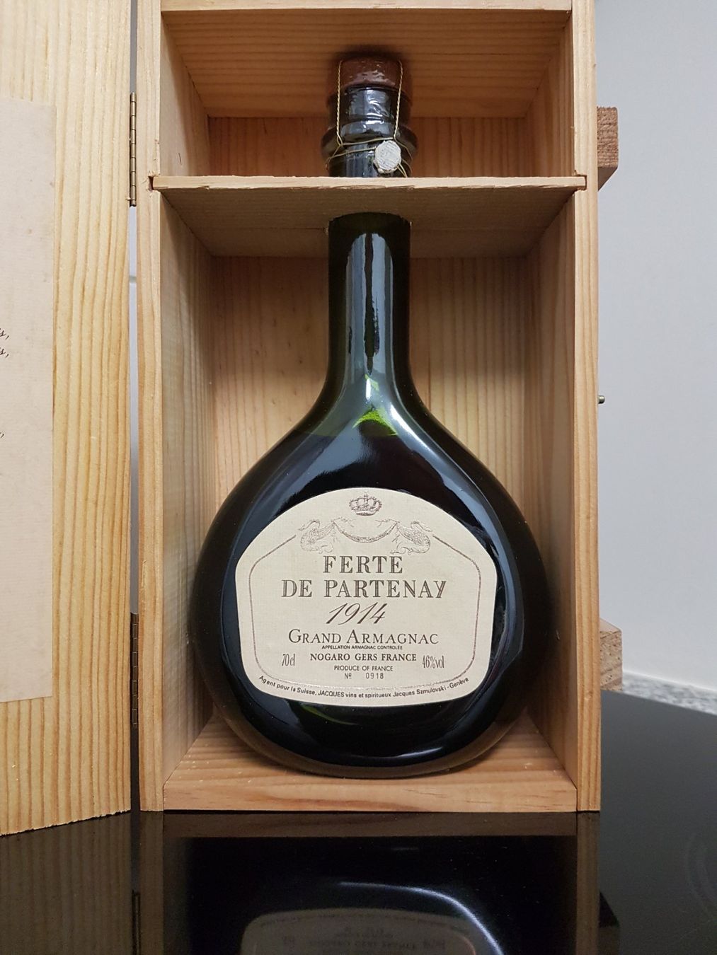 Bevande alcoliche: Ferte de Partenay  1914   Grand Armagnac – Nuovo (secondo la descrizione) da Grenchen venduto da poggione