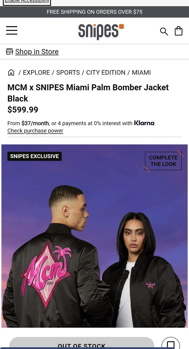 Mcm Giacche: MCM X Snipes - Limeted Edition - Make it Miami – Nuovo e nell'imballaggio originale da Hägendorf venduto da virginiaM01 6