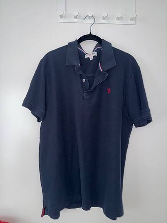 3 x U.S. Polo Assn. Poloshirt (Gr. 2XL, 2 x blau, 1 x weiss)