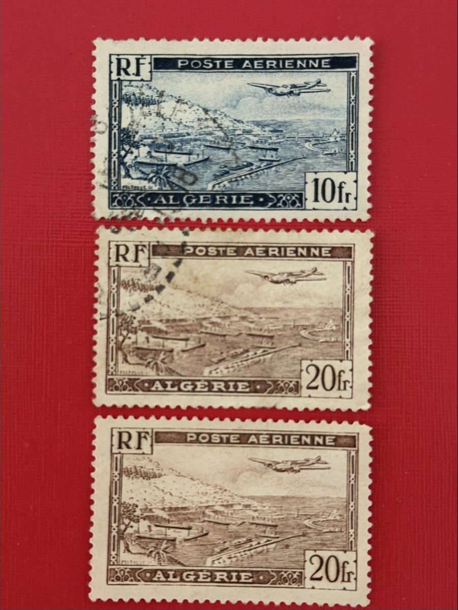Tutti i francobolli: Timbres aviation - Algérie  – Usato da Petit-Lancy venduto da Solcarm