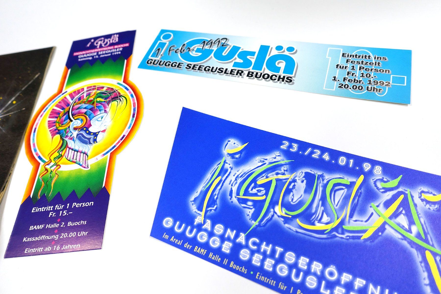 Sticker: Seegusler Buochs Set: Tickets, Programmheft, Kleber – Usato da Buochs venduto da chicco64 3