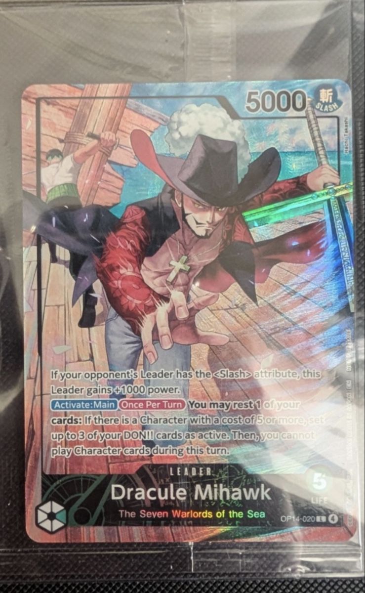Bandai Carte collezionabili: One Piece TCG PSA Mihawk Sealed – Nuovo e nell'imballaggio originale da Kallnach venduto da ManiU99